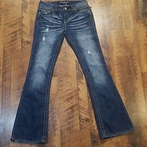 Amethyst Distressed Jeans